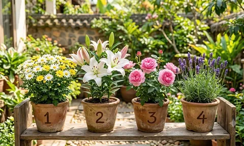 Trắc nghiệm: Chọn 1 bình hoa bạn thích nhất