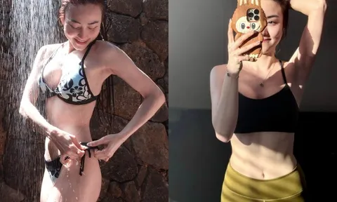 Mỹ nhân Gia Lai mặc bikini khoe dáng nuột nà, U45 "trẻ quên tuổi", sống sang giàu bên chồng Việt kiều