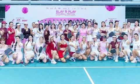 Hội chị em hào hứng tham gia ngày hội Pickleball, trải nghiệm dịch vụ chăm sóc miễn phí dành riêng cho phái đẹp
