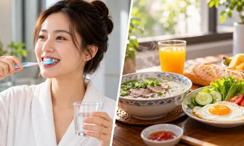 Buổi sáng nên đánh răng trước hay ăn sáng trước? Câu trả lời nhiều người làm ngược