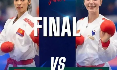 Võ sĩ Trần Thị Cẩm Tú giành HCB Karate thế giới ở tuổi 17