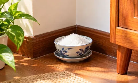 Vì sao nhiều người đặt bát muối ở góc phòng?