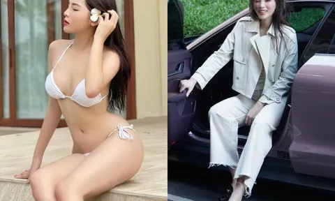 Mỹ nhân Ninh Bình đạt điểm nhân trắc học cao ngất, chăm mặc bikini nóng bỏng khoe chân dài, lái xe 6 tỷ đi khắp nơi