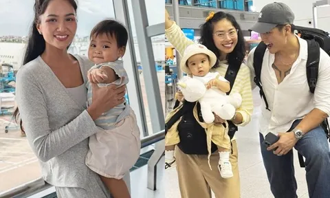 2 sao Việt đưa con đi châu Âu: Con gái H'Hen ngồi máy bay hạng thương gia, Ngô Thanh Vân cắm trại ở quê ngoại Na Uy