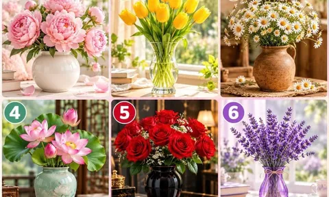 Hãy chọn 1 lọ hoa mà bạn thích nhất