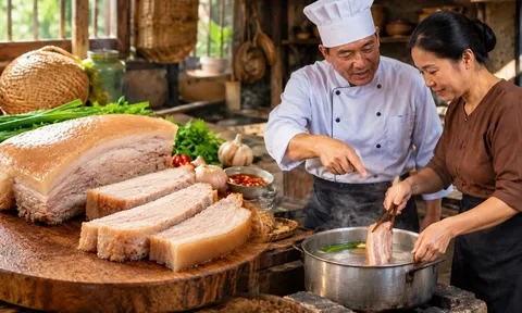 Luộc thịt chín ngoài đỏ trong: Đầu bếp mách cách luộc mềm ngon, chín đều