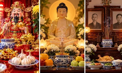 Tại sao ban thờ Thần Tài thường có Tỏi mà ban thờ Phật và Gia tiên thì kiêng hoàn toàn tỏi?
