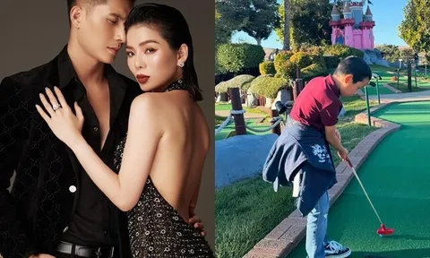 Sao Việt 24h: Lệ Quyên khoe quà 20/10, tiết lộ kỷ vật lãng mạn với tình trẻ; Con trai Phạm Hương chơi golf, ra dáng rich kid