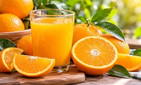 Cẩn thận nếu uống nước cam thời điểm này