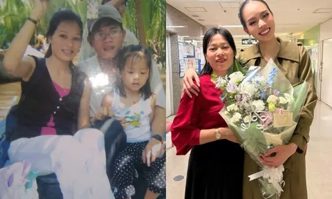 Mẹ ruột Hoa hậu Thanh Thủy: Từng làm công nhân rồi cưới anh kỹ sư điện, nhan sắc thời trẻ xinh đẹp nức tiếng