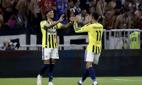 Greenwood lập công, Fenerbahce vẫn mất điểm phút chót