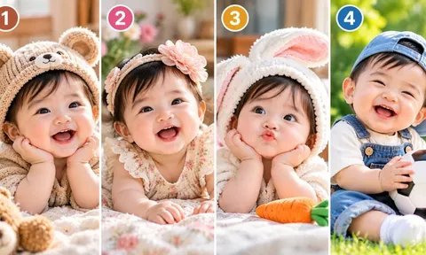 Em bé nào khiến bạn thấy dễ thương nhất để xem tâm hồn bạn tươi trẻ tới mức nào?