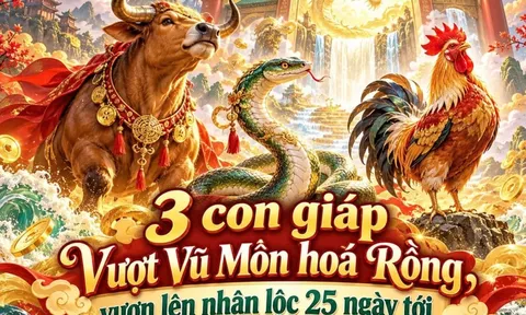 3 con giáp Vượt Vũ Môn hoá Rồng, vươn lên nhận lộc 25 ngày tới