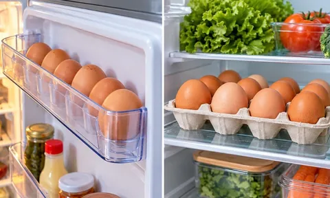 Trứng mua về đừng vội xếp vào cánh tủ lạnh: Đây là lý do nhiều người đang bảo quản sai cách