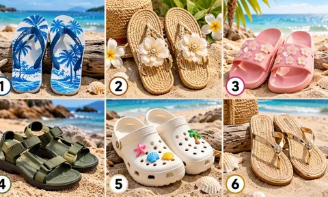 Chọn 1 đôi dép bạn dùng để đi biển, để xem bạn trong mắt người khác ra sao