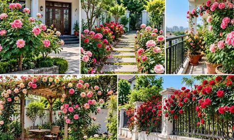Trồng cây hoa hồng ở vị trí nào để vừa đẹp vừa hợp phong thủy?
