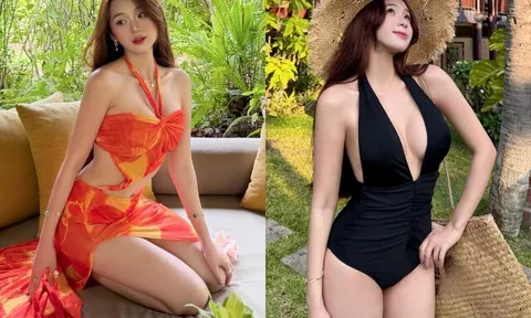 Búp bê Điện Biên cười xinh như hoa, chăm mặc bikini khoe dáng cực phẩm, sống giàu sang như "phú bà"