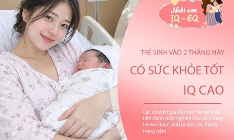 Vì sao trẻ sinh tháng 9, 10 được cho là có lợi thế về trí thông minh?