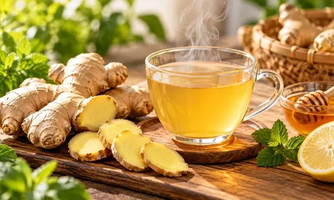 Cách pha trà gừng buổi sáng tốt cho sức khỏe