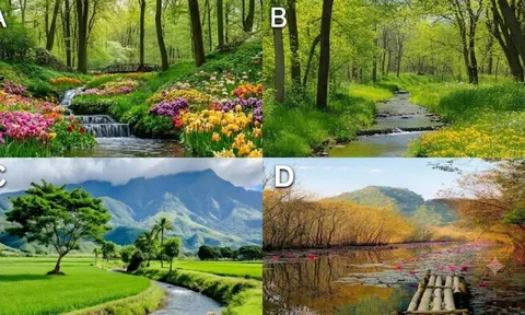 Hãy chọn 1 dòng suối bạn thích nhất?