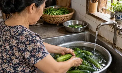 Dưa chuột có nên ngâm trong nước muối để "nhả thuốc" không?