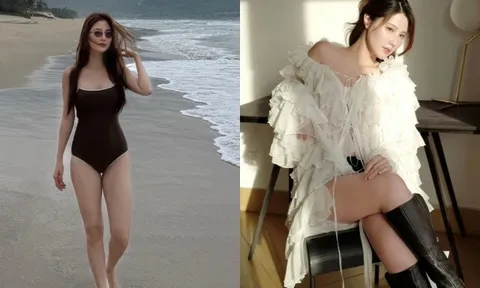 Dâu hào môn "được mẹ chồng tặng biệt thự" chăm khoe eo sau sinh, gu thời trang gợi cảm chẳng kém thời son rỗi