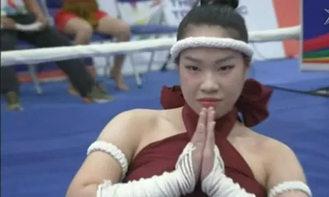 Khánh Linh giành HCV đầu tiên môn Muay tại Đại hội thể thao toàn quốc 2026