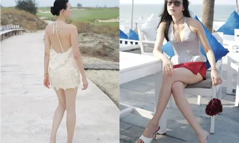 Mỹ nhân Việt cao 1m77 được chồng Tiến sĩ cầu hôn ở Pháp, mặc mốt lộ nội y khoe vòng eo đẹp mê sau sinh con