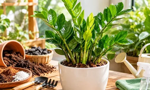 Cách trồng cây kim tiền xanh tốt quanh năm, chú ý những mẹo nhỏ này