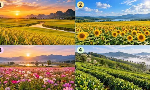 Chọn 1 cánh đồng bạn thấy trù phú nhất để xem điều gì đang chờ đợi bạn phía trước