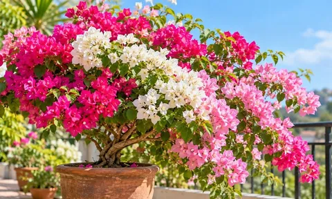 Mẹo trồng hoa giấy nhanh ra hoa, hoa nở liên tiếp: Chỉ cần điều chỉnh đúng 4 yếu tố này