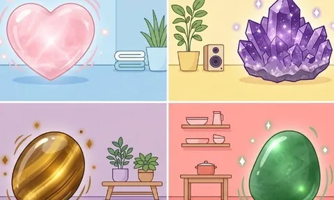 Trắc nghiệm tâm lý: Chọn một viên đá phong thủy theo trực giác của bạn