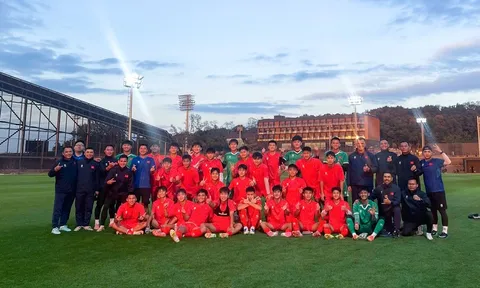 U17 Việt Nam hạ U17 Cheonan 5-0 tại Hàn Quốc