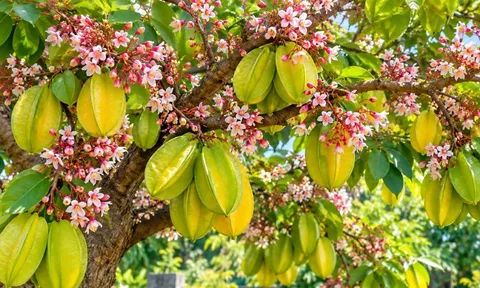 Cây khế sai hoa nhiều quả nhờ mẹo này
