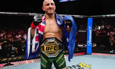 Alexander Volkanovski nhắm đến siêu đại chiến với Justin Gaethje: Lời chia tay hoàn hảo của một huyền thoại