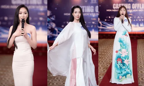 Nhiều thí sinh gây ấn tượng tại vòng casting Hoa hậu Du lịch Văn hóa Việt Nam