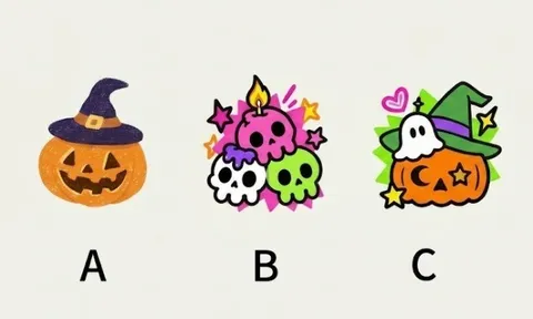 Trắc nghiệm: Chọn một hình Halloween, tiết lộ bạn là người thế nào trong mắt người ấy