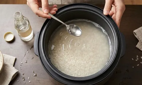 Vì sao khi nấu cơm nên thêm vài giọt giấm ăn?