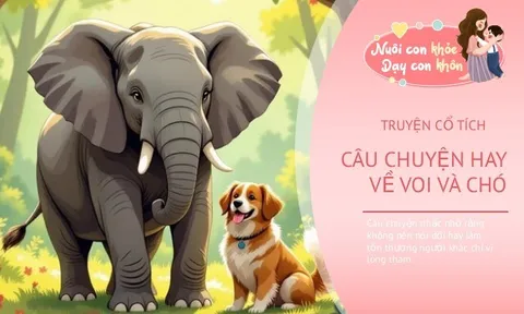 Truyện cổ tích: Voi và chó