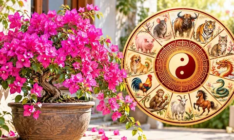 Cây hoa giấy hợp phong thủy với tuổi con giáp nào?