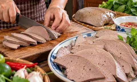 Mẹo luộc gan heo trắng hồng, không khô bở
