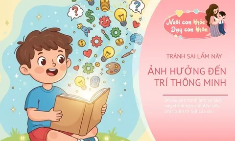 4 sai lầm này kìm hãm trẻ phát triển trí thông minh, bố mẹ có tầm nhìn xa nên tránh mắc phải