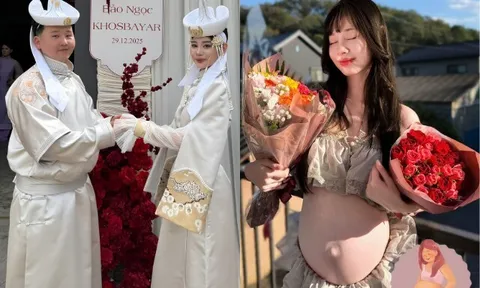 Mang thai con đầu lòng với chồng người Mông Cổ, cô gái Việt kể chuyện kiêng khâu vá, đặt tên con