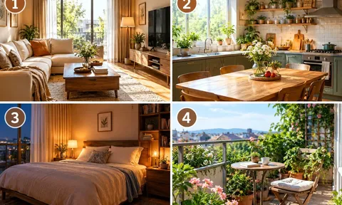 Hãy chọn một nơi yêu thích nhất trong căn nhà bạn?