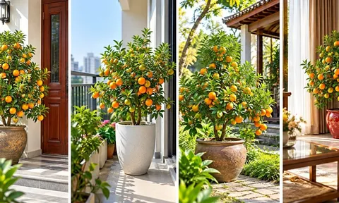 Vị trí tốt nhất trồng cây quất phong thủy