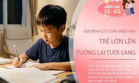 Gia đình có 3 dấu hiệu này, cha mẹ đang tạo nền tảng tốt cho tương lai của con