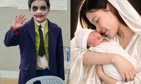 Con sao Việt hóa trang Halloween: Đàm Vĩnh Hưng dậy sớm giúp quý tử làm Joker, Thúy Diễm ở cữ vẫn cùng ái nữ "bắt trend"