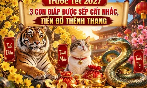 Trước Tết 2027, 3 con giáp được sếp cất nhắc, tiền đồ thênh thang