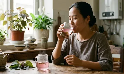 Lá tía tô uống tươi hay khô thì tốt hơn?