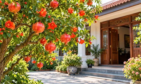 Người xưa thường trồng cây lựu trước nhà vì ý nghĩa phong thủy bất ngờ